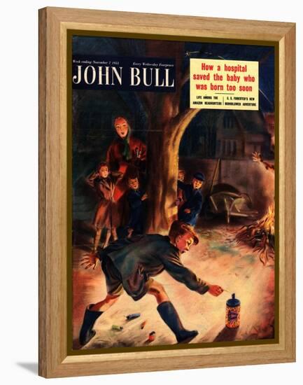 John Bull, Guy Fawkes Fireworks Magazine, UK, 1953-null-Framed Premier Image Canvas