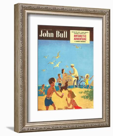 John Bull, Holiday Beaches Seaside Ice-Cream Magazine, UK, 1950-null-Framed Giclee Print