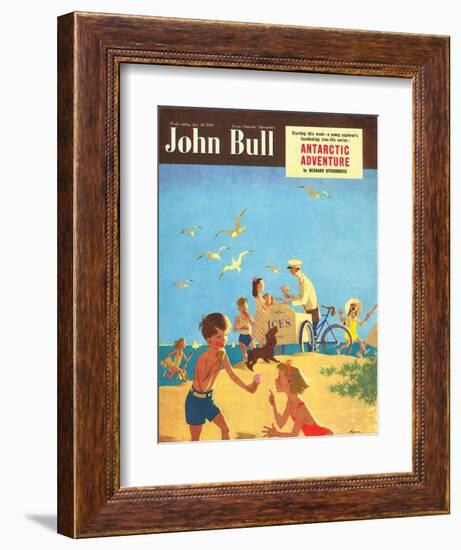 John Bull, Holiday Beaches Seaside Ice-Cream Magazine, UK, 1950-null-Framed Giclee Print