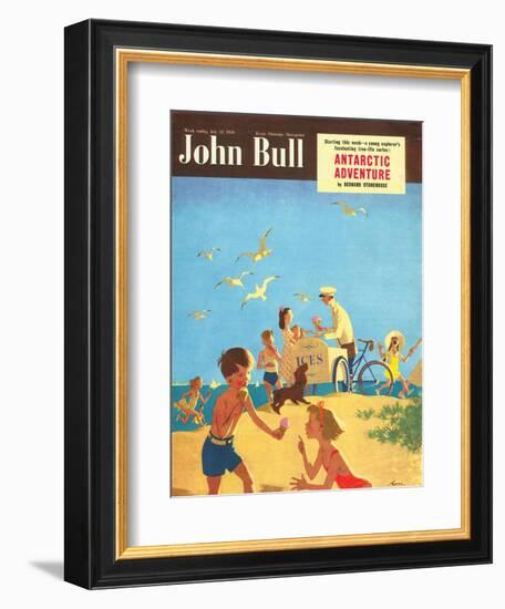 John Bull, Holiday Beaches Seaside Ice-Cream Magazine, UK, 1950-null-Framed Giclee Print