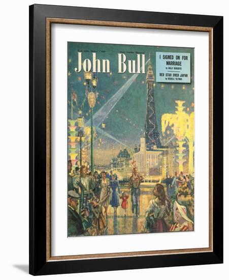 John Bull, Holiday Blackpool Seaside Magazine, UK, 1949-null-Framed Giclee Print