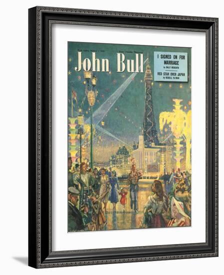 John Bull, Holiday Blackpool Seaside Magazine, UK, 1949-null-Framed Giclee Print