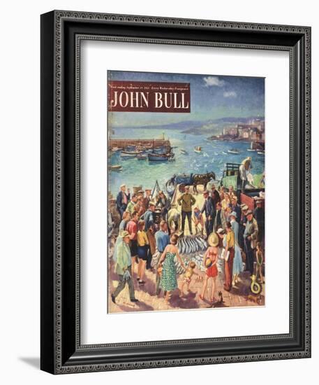 John Bull, Holiday Fishing Magazine, UK, 1953-null-Framed Giclee Print