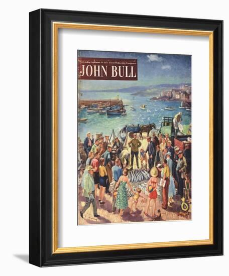 John Bull, Holiday Fishing Magazine, UK, 1953-null-Framed Giclee Print