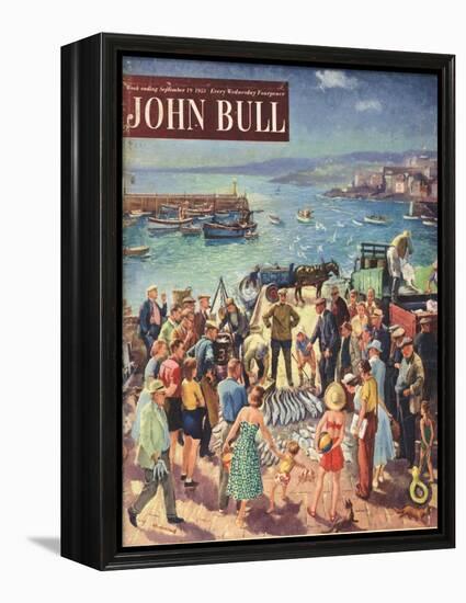 John Bull, Holiday Fishing Magazine, UK, 1953-null-Framed Premier Image Canvas
