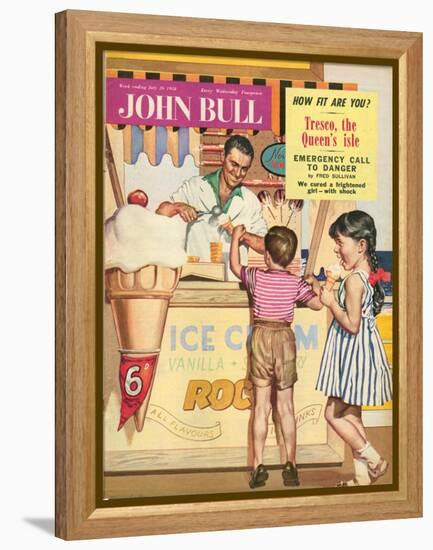 John Bull, Holiday Ice-Cream Magazine, UK, 1950-null-Framed Premier Image Canvas