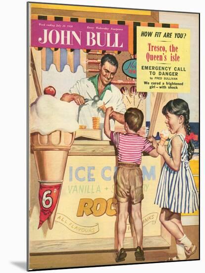 John Bull, Holiday Ice-Cream Magazine, UK, 1950-null-Mounted Giclee Print