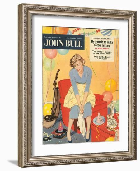 John Bull, Hoovers Cleaning Products Magazine, UK, 1957-null-Framed Giclee Print