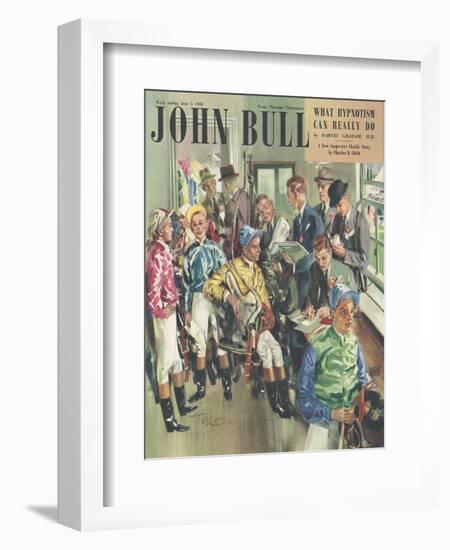 John Bull, Horse Racing Magazine, UK, 1947-null-Framed Giclee Print