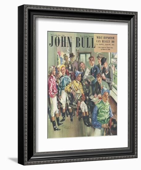 John Bull, Horse Racing Magazine, UK, 1947-null-Framed Giclee Print