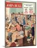 John Bull, Libraries Books Magazine, UK, 1950-null-Mounted Giclee Print