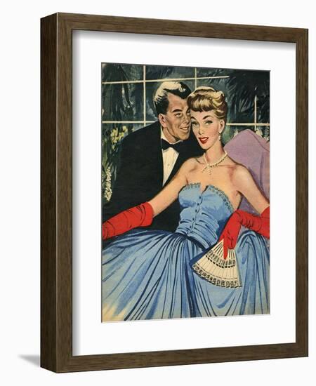 John Bull, Magazine Plate, UK, 1950-null-Framed Giclee Print