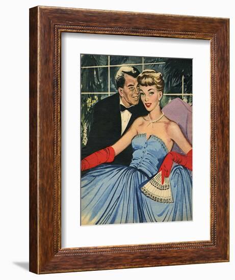 John Bull, Magazine Plate, UK, 1950-null-Framed Giclee Print