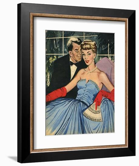 John Bull, Magazine Plate, UK, 1950-null-Framed Giclee Print