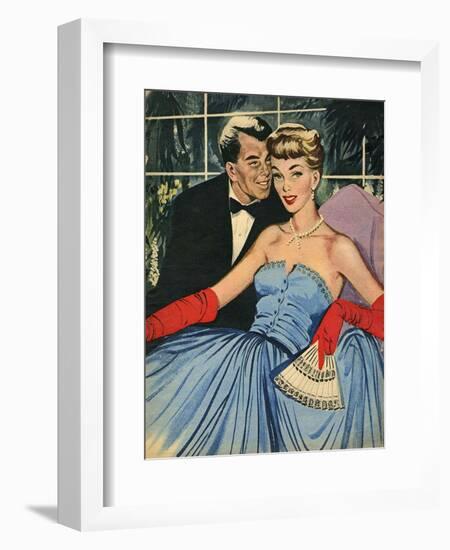 John Bull, Magazine Plate, UK, 1950-null-Framed Giclee Print