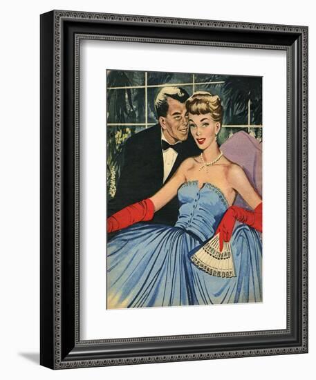 John Bull, Magazine Plate, UK, 1950-null-Framed Giclee Print