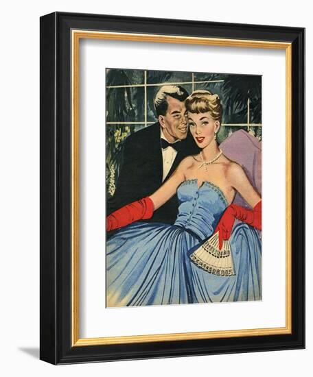 John Bull, Magazine Plate, UK, 1950-null-Framed Giclee Print