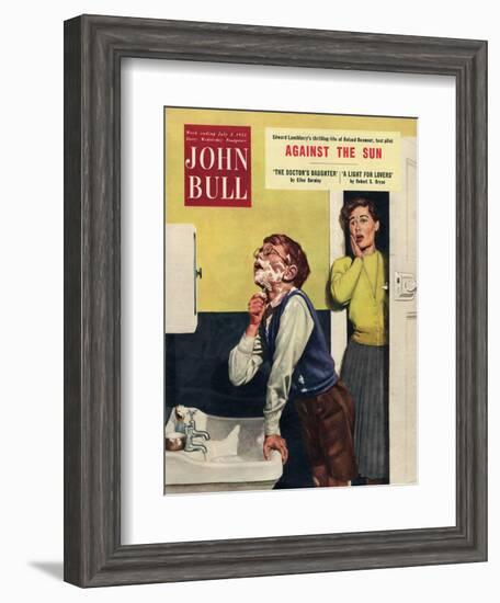 John Bull, Mothers and Sons Bathrooms Magazine, UK, 1955-null-Framed Giclee Print