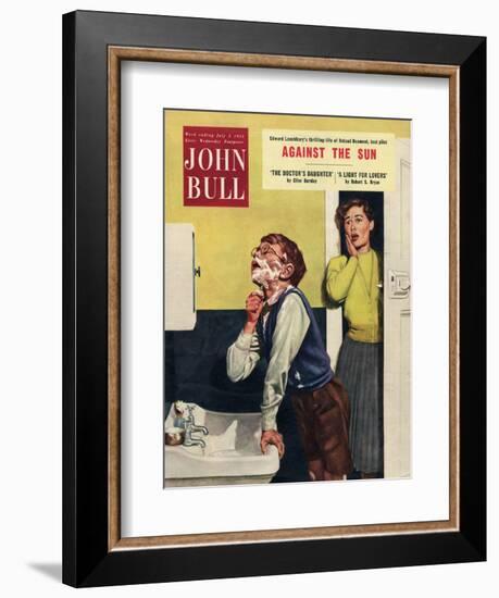 John Bull, Mothers and Sons Bathrooms Magazine, UK, 1955-null-Framed Giclee Print