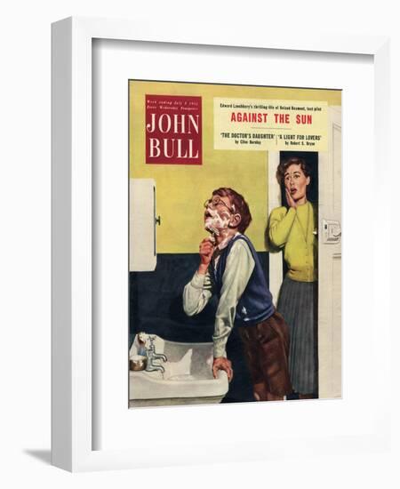 John Bull, Mothers and Sons Bathrooms Magazine, UK, 1955-null-Framed Giclee Print