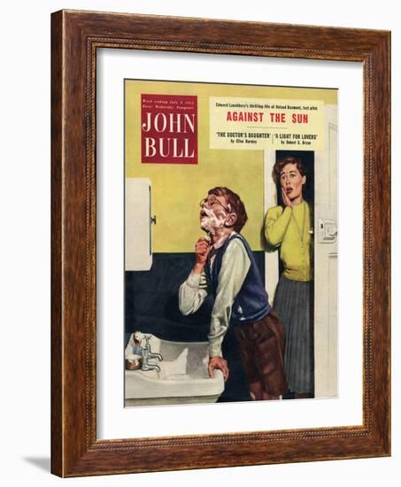 John Bull, Mothers and Sons Bathrooms Magazine, UK, 1955-null-Framed Giclee Print