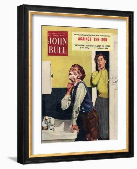 John Bull, Mothers and Sons Bathrooms Magazine, UK, 1955-null-Framed Giclee Print