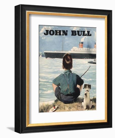 John Bull, Nautical Fishing Boats Magazine, UK, 1946-null-Framed Giclee Print