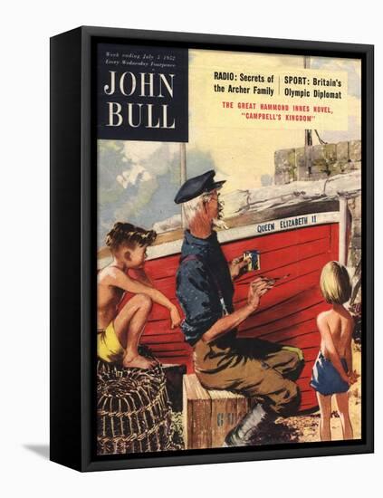 John Bull, Nautical Fishing Boats Magazine, UK, 1950-null-Framed Premier Image Canvas
