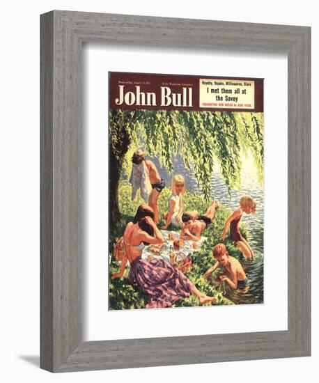 John Bull, Picnics Magazine, UK, 1951-null-Framed Giclee Print