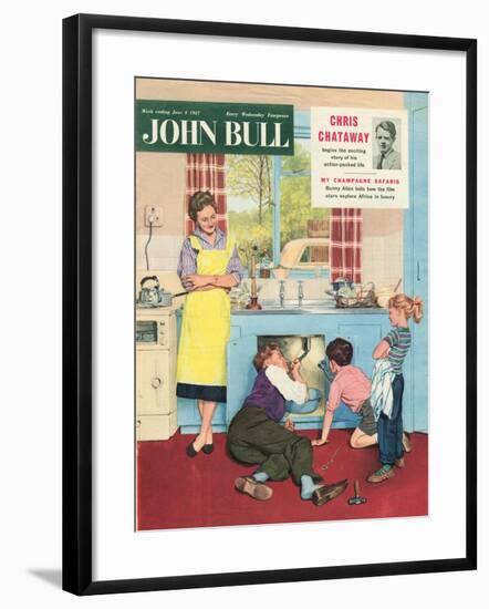 John Bull, Plumbers Plumbing DIY Mending Kitchens Sinks Magazine, UK, 1950-null-Framed Giclee Print