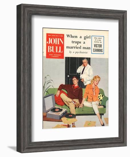 John Bull, Record Players Magazine, UK, 1950-null-Framed Giclee Print