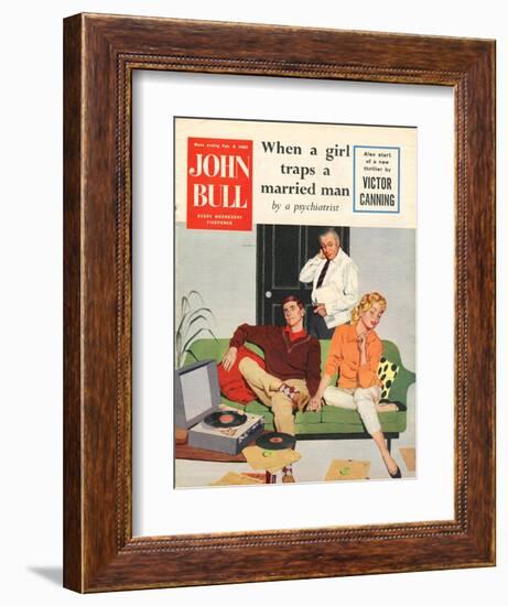 John Bull, Record Players Magazine, UK, 1950-null-Framed Giclee Print