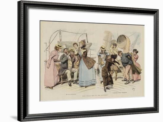 John Bull's Trip to the Continent-null-Framed Giclee Print