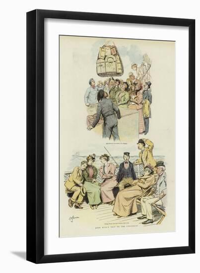 John Bull's Trip to the Continent-Hugh Thomson-Framed Giclee Print