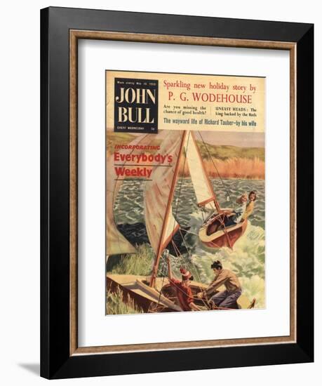 John Bull, Sailing Boats Magazine, UK, 1950-null-Framed Giclee Print