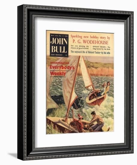 John Bull, Sailing Boats Magazine, UK, 1950-null-Framed Giclee Print