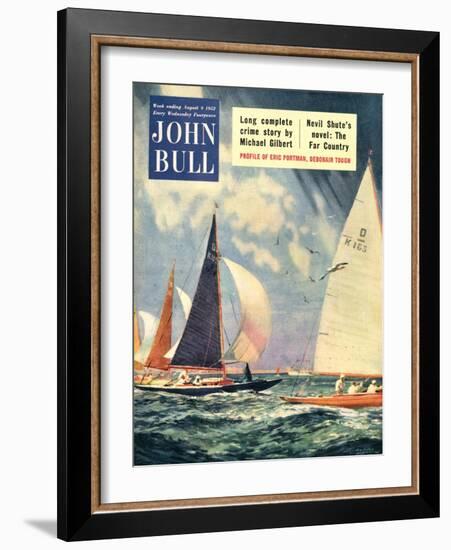 John Bull, Sailing Boats Magazine, UK, 1952-null-Framed Giclee Print