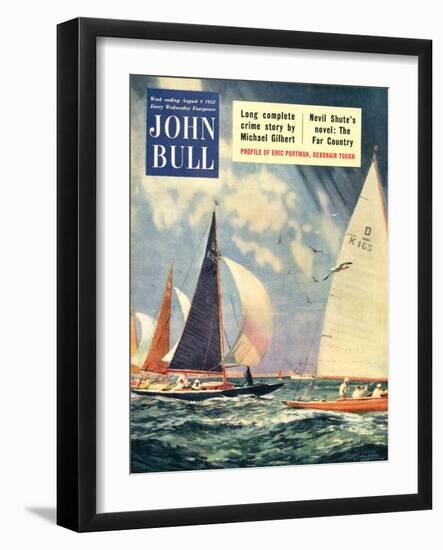 John Bull, Sailing Boats Magazine, UK, 1952-null-Framed Giclee Print