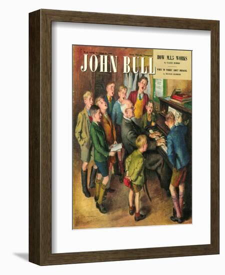 John Bull, School Concerts Singing Pianos Teachers Lessons Magazine, UK, 1948-null-Framed Giclee Print