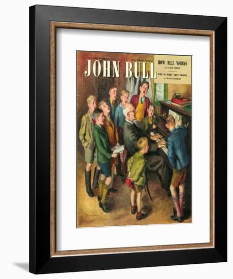 John Bull, School Concerts Singing Pianos Teachers Lessons Magazine, UK, 1948-null-Framed Giclee Print