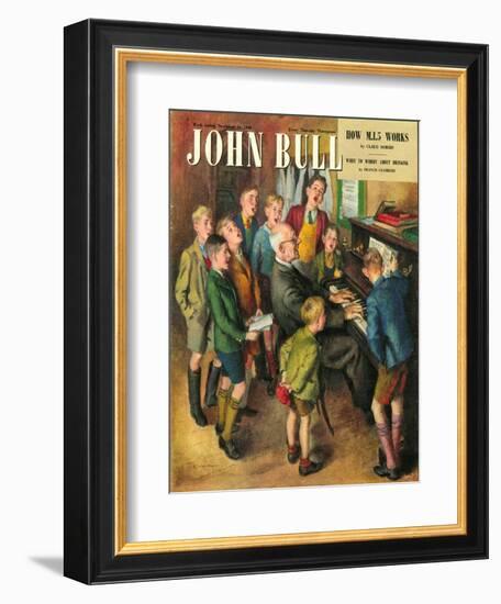 John Bull, School Concerts Singing Pianos Teachers Lessons Magazine, UK, 1948-null-Framed Giclee Print