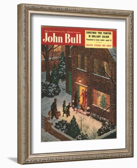 John Bull, Seasons Children Winter Magazine, UK, 1950-null-Framed Giclee Print