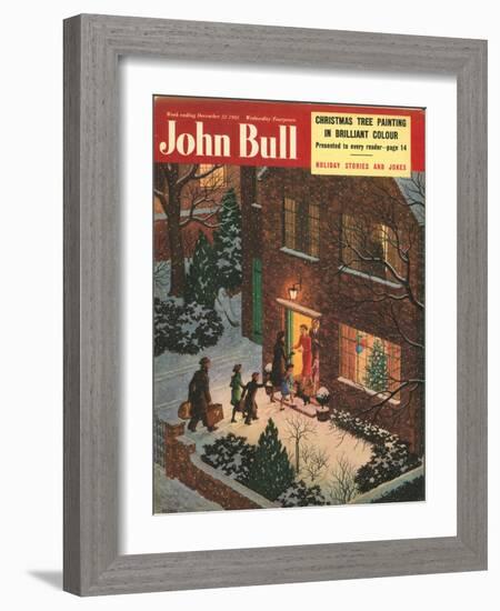 John Bull, Seasons Children Winter Magazine, UK, 1950-null-Framed Giclee Print