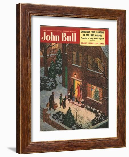 John Bull, Seasons Children Winter Magazine, UK, 1950-null-Framed Giclee Print