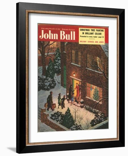 John Bull, Seasons Children Winter Magazine, UK, 1950-null-Framed Giclee Print