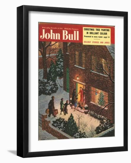 John Bull, Seasons Children Winter Magazine, UK, 1950-null-Framed Giclee Print