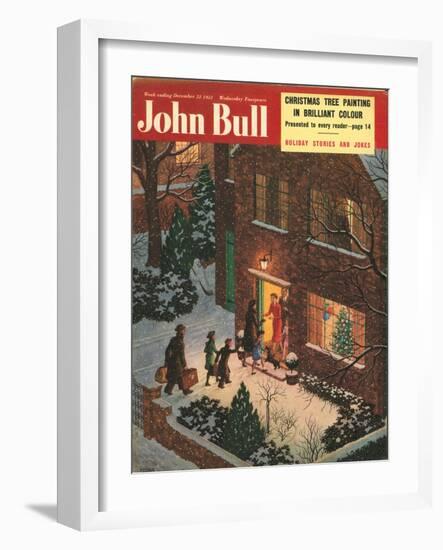John Bull, Seasons Children Winter Magazine, UK, 1950-null-Framed Giclee Print