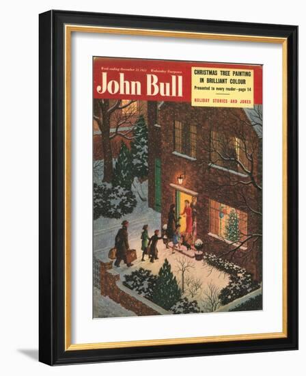 John Bull, Seasons Children Winter Magazine, UK, 1950-null-Framed Giclee Print