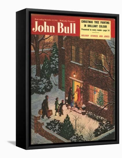 John Bull, Seasons Children Winter Magazine, UK, 1950-null-Framed Premier Image Canvas