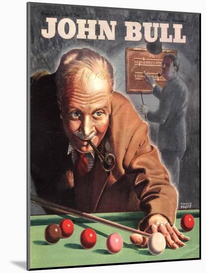 John Bull, Snooker Billiards Pipes Games Magazine, UK, 1946-null-Mounted Giclee Print